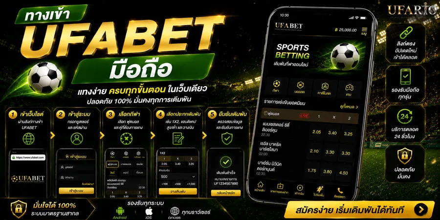แทงบอล UFABET บนมือถือ