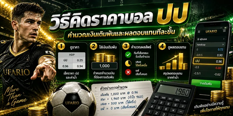 ราคาบอล ปป
