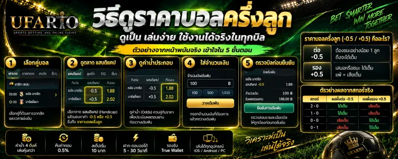 ราคาบอลลูกครึ่ง