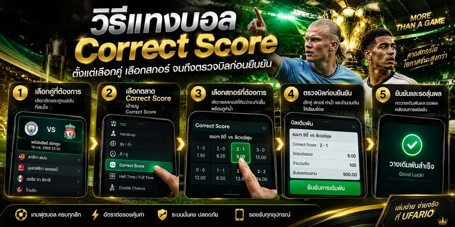 แทงบอล Correct Score