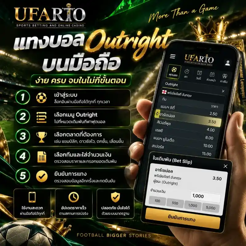 แทงบอล Outright