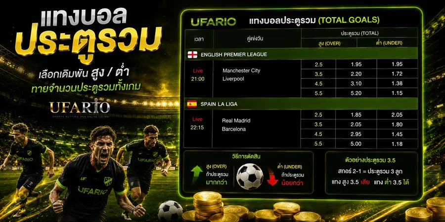 แทงบอลประตูรวม